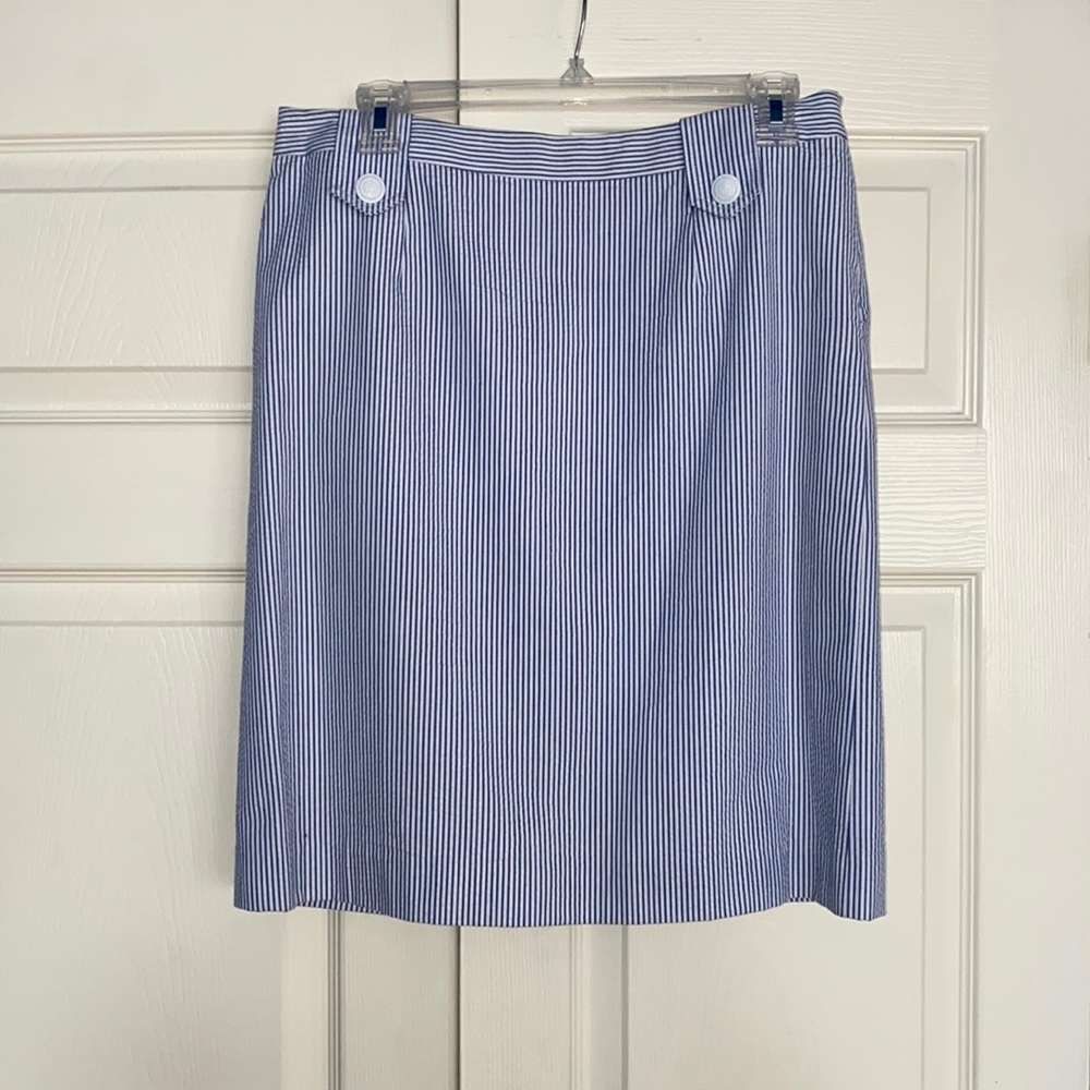 Brooks Brothers seersucker skirt